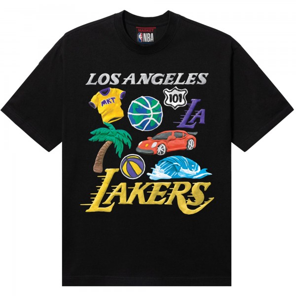 Футболка Los Angeles Lakers NBA x MARKET Unisex Claymation - Black