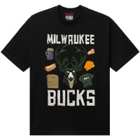 Футболка Milwaukee Bucks NBA x MARKET Unisex Claymation - Black
