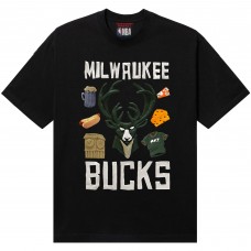 Футболка Milwaukee Bucks NBA x MARKET Unisex Claymation - Black