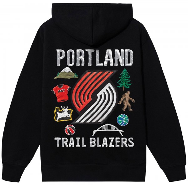 Толстовка Portland Trail Blazers NBA x MARKET Unisex Claymation - Black