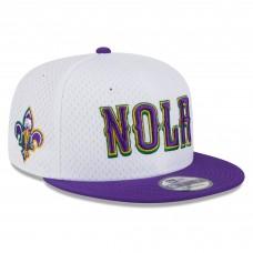 Бейсболка New Orleans Pelicans New Era 2022/23 City Edition Mesh Crown 9FIFTY - White/Purple