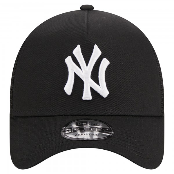 Бейсболка New York Yankees New Era A-Frame 9FORTY Trucker - Black