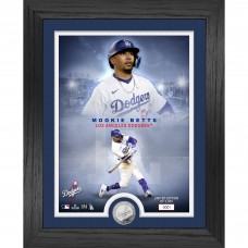 Los Angeles Dodgers Mookie Betts Highland Mint 13 x 16 Silver Coin Photo Mint