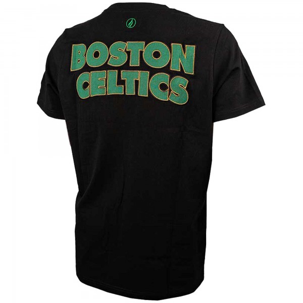 Футболка Boston Celtics FISLL 3D Puff Print Sliced Logo - Black