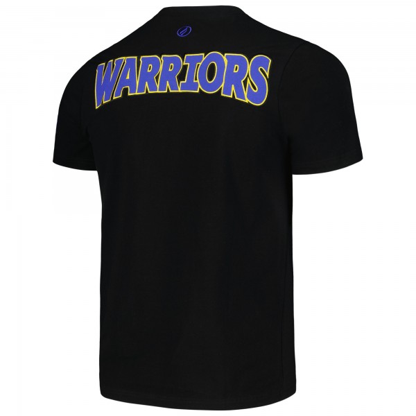 Футболка Golden State Warriors FISLL 3D Puff Print Sliced Logo - Black