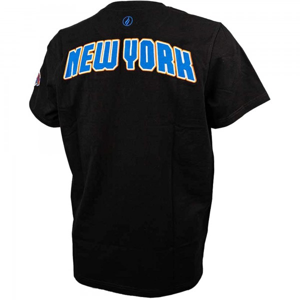Футболка New York Knicks FISLL 3D Puff Print Sliced Logo - Black