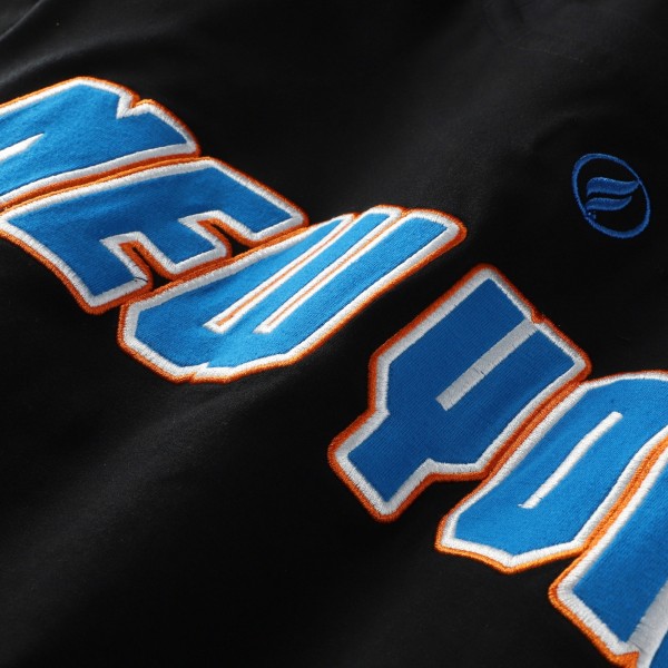 Футболка New York Knicks FISLL 3D Puff Print Sliced Logo - Black