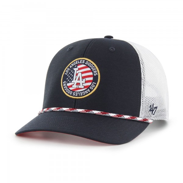 Бейсболка Los Angeles Dodgers 47 Union Patch Trucker - Navy