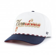 Бейсболка New York Yankees 47 Flag Script Hitch - White
