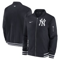 New York Yankees Nike Navy Authentic Collection Full-Zip Bomber Jacket