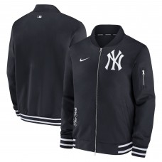 New York Yankees Nike Navy Authentic Collection Full-Zip Bomber Jacket
