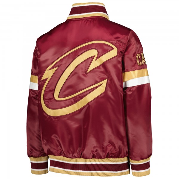 Куртка на кнопках Cleveland Cavaliers Starter Youth Home Game Varsity Satin - Wine