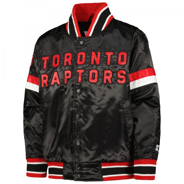 Куртка на кнопках Toronto Raptors Starter Youth Home Game Varsity Satin - Black