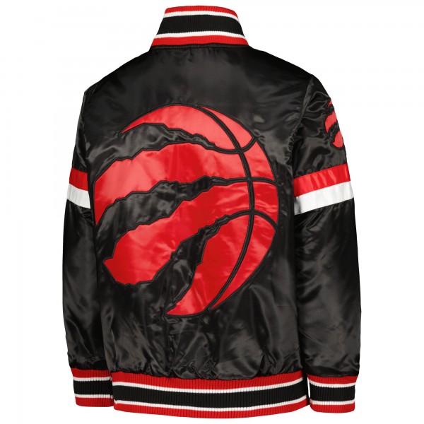 Куртка на кнопках Toronto Raptors Starter Youth Home Game Varsity Satin - Black
