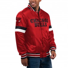 Куртка на кнопках Chicago Bulls Starter Home Game Satin Varsity - Red