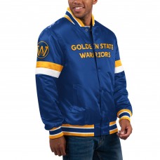 Куртка на кнопках Golden State Warriors Starter Home Game Satin Varsity - Royal