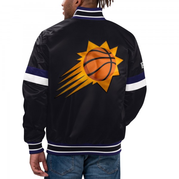 Куртка на кнопках Phoenix Suns Starter Home Game Satin Varsity - Black