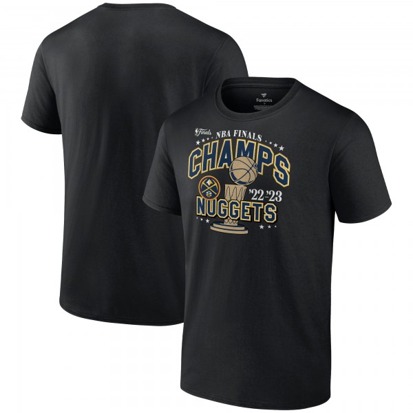 Чемпионская футболка Denver Nuggets 2023 NBA Finals Champions Slip Trophy - Black