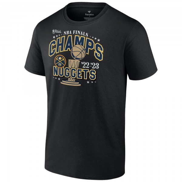 Чемпионская футболка Denver Nuggets 2023 NBA Finals Champions Slip Trophy - Black