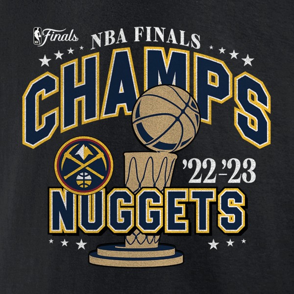 Чемпионская футболка Denver Nuggets 2023 NBA Finals Champions Slip Trophy - Black