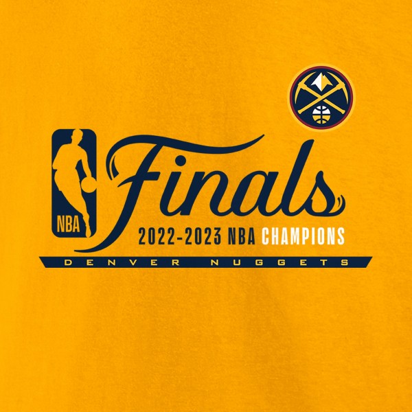 Игровая форма  Чемпионская футболка Denver Nuggets 2023 NBA Finals Champions Close Out Roster - Gold
