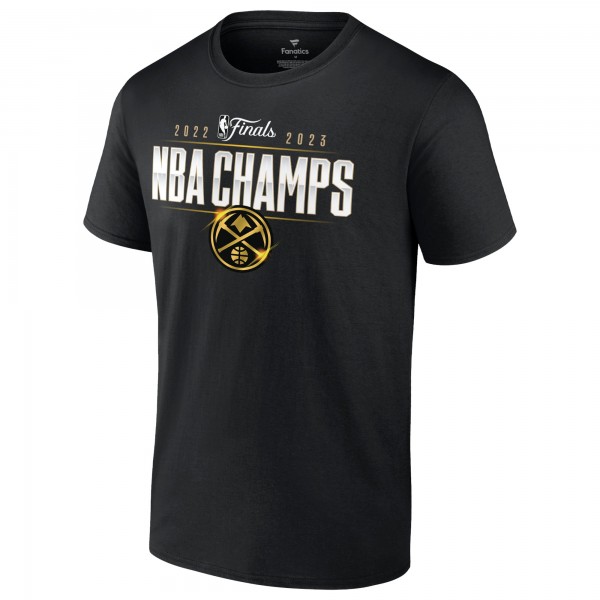 Чемпионская футболка Denver Nuggets 2023 NBA Finals Champions Triple Threat Roster Signature - Black