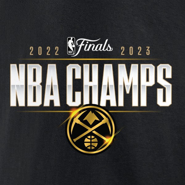 Чемпионская футболка Denver Nuggets 2023 NBA Finals Champions Triple Threat Roster Signature - Black