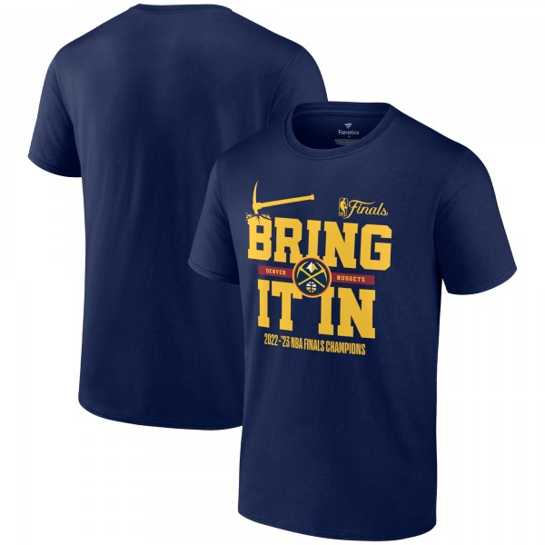 Чемпионская футболка Denver Nuggets 2023 NBA Finals Champions Hometown Originals Half Court - Navy