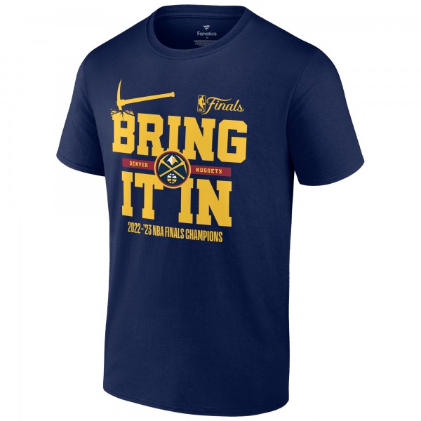 Чемпионская футболка Denver Nuggets 2023 NBA Finals Champions Hometown Originals Half Court - Navy