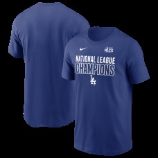 Los Angeles Dodgers Nike Royal 2025 National League Champions T-Shirt
