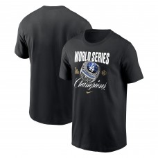 Los Angeles Dodgers Nike Black 2025 World Series Champions Ring T-Shirt