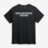 Футболка San Antonio Spurs Logo Athletic Black Wordmark