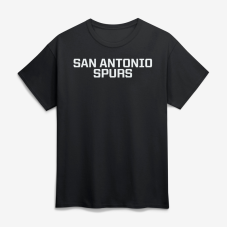 Футболка San Antonio Spurs Logo Athletic Black Wordmark