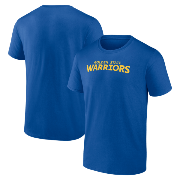 Футболка Golden State Warriors Logo Athletic Royal Wordmark