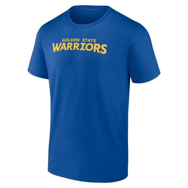 Футболка Golden State Warriors Logo Athletic Royal Wordmark