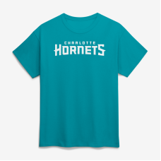 Футболка Charlotte Hornets Logo Athletic Teal Wordmark