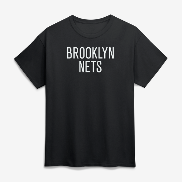 Футболка Brooklyn Nets Logo Athletic Black Wordmark