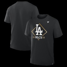 Los Angeles Dodgers Fanatics Black 2025 National League Division Series Champions Locker Room T-Shirt