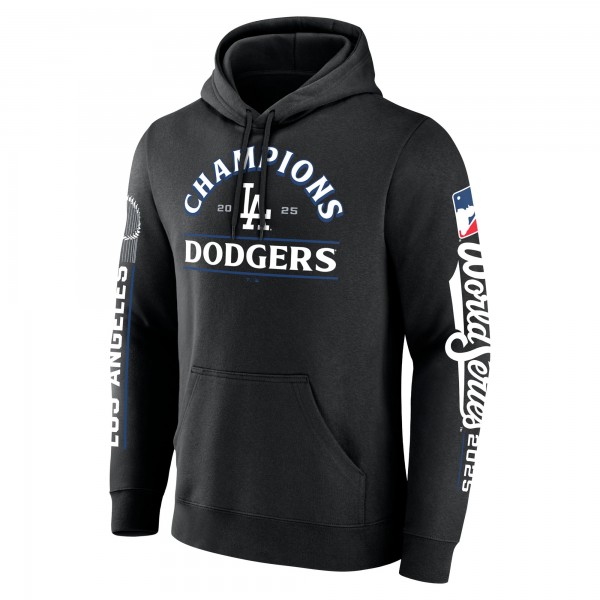 Los Angeles Dodgers Fanatics Black 2025 World Series Champions Hoodie