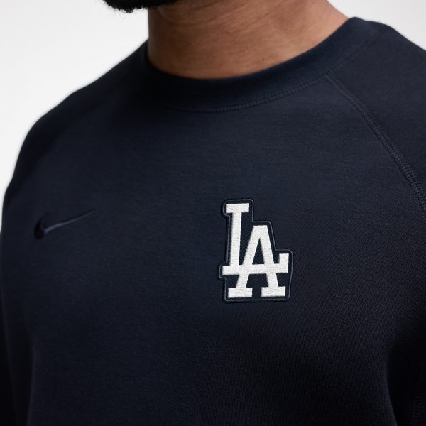 Los Angeles Dodgers Nike Black Tech Fleece Raglan Sweatshirt