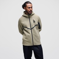 Los Angeles Dodgers Nike Tan Tech Fleece Windrunner Full-Zip Hoodie Jacket