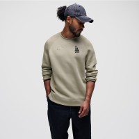 Los Angeles Dodgers Nike Olive Tech Fleece Raglan Sweatshirt