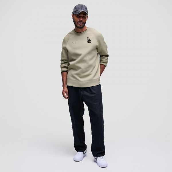 Los Angeles Dodgers Nike Olive Tech Fleece Raglan Sweatshirt