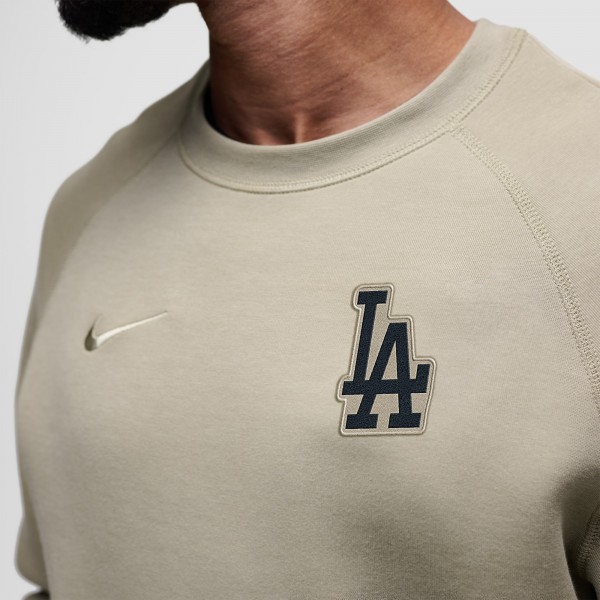 Los Angeles Dodgers Nike Olive Tech Fleece Raglan Sweatshirt