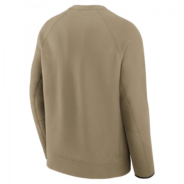 Los Angeles Dodgers Nike Olive Tech Fleece Raglan Sweatshirt