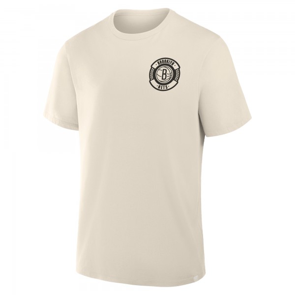 Brooklyn Nets Fanatics Cream Team Culture T-Shirt