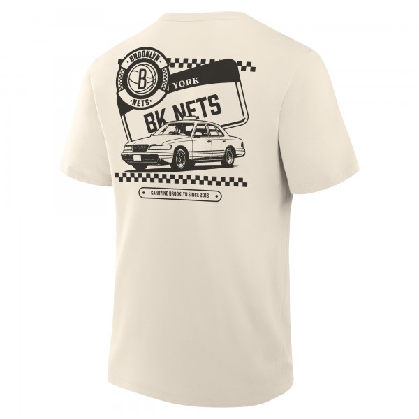 Brooklyn Nets Fanatics Cream Team Culture T-Shirt