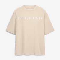 Футболка England National Team Fanatics Oversized Unwind Tonal Heavyweight - Cream