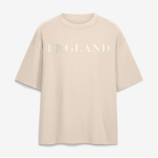 Футболка England National Team Fanatics Oversized Unwind Tonal Heavyweight - Cream