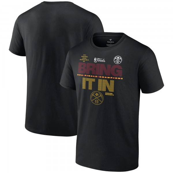 Чемпионская футболка Denver Nuggets 2023 NBA Finals Champions Hometown Originals Technical - Black
